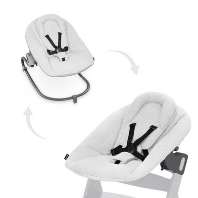 Hauck Alpha Bouncer Premium Light Grey Babywippe TOP