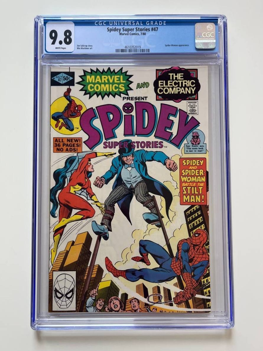 アメコミリーフ Spidey Super Stories #23 CGC 8.0