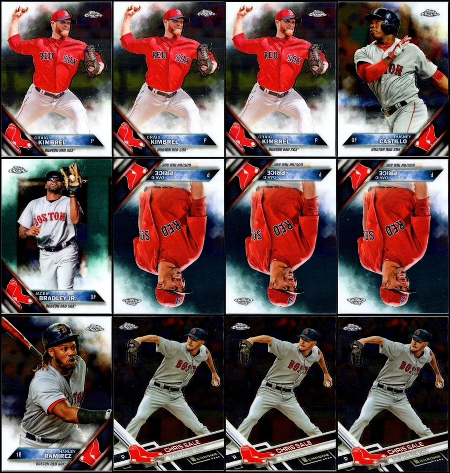 Topps Chrome Boston Red Sox (125) Card Lot - DON’T MISS OUT – NEXT TIME IT’S ... - Image 4 of 4