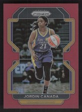 2022 Panini Prizm WNBA #107 Jordin Canada Red #/199