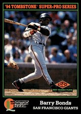 Barry Bonds 1994 Score Tombstone Pizza Super-Pro Series #3 Giants MLB READ