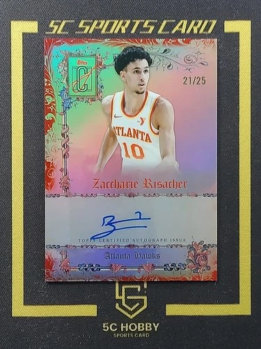 2025 Topps Signature Zaccharie Risacher Red (RAW)