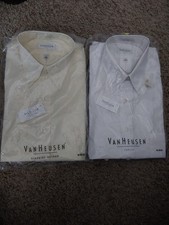 Men New VanHeusen Long Sleeve Dress Shirts Lot