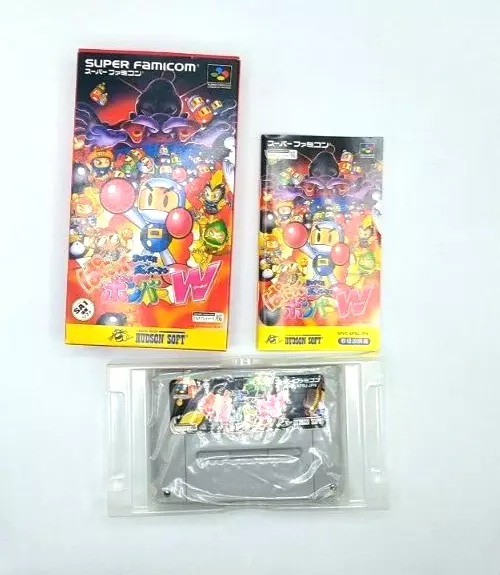 Nintendo Super Famicom Super Bomberman Panic Bomber World Cartridge Only  SNES