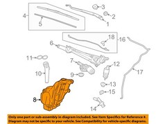 GM OEM 10-20 Impala Windshield Wiper Washer Components-Washer Reservoir 13311008