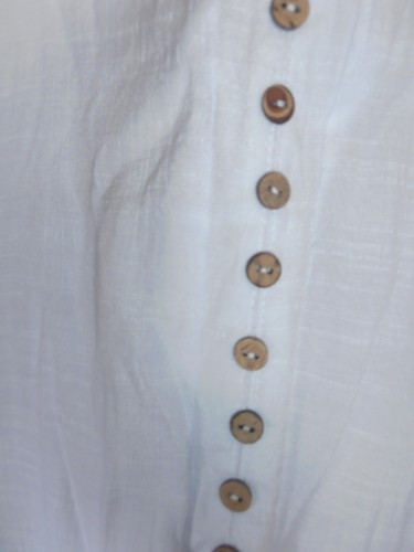 womens white floaty blouse 16 - Picture 3 of 7