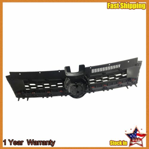 Front Center Grille Black W/Red Trim For 2015-2016 Volkswagen MK7 Golf/GTI - Picture 2 of 2
