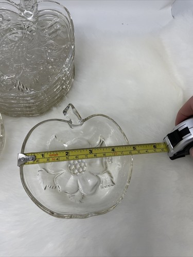 20 HAZEL ATLAS APPLE 🍎 SHAPED APPLE BLOSSOM FLOWER EMBOSSED PLATES & BOWLS - Picture 8 of 12
