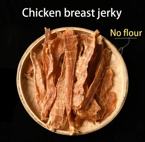 Chicken Breast Jerky 1/2/5 Kg - 100% Chicken Breast (No additives) - Picture 2 of 4
