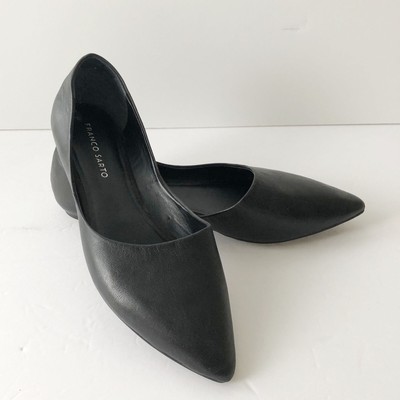 franco sarto hazeline leather pointed toe flat