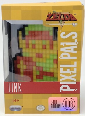 PDP Pixel Pals: Link 008 Light Up 8 Bit NEW SEALED THE LEGEND OF