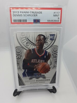 Dennis Schröder RC PSA 9 Panini Crusade 2013-14 Rookie Atlanta Hawks NBA  