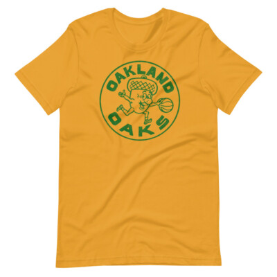 OAKLAND OAKS Basketball Graphic Tee Shirt ABA Short-Sleeve
