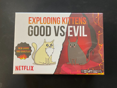 NEW SEALED - Exploding Kittens: Good vs Evil - Netflix - FUN Party Card Game