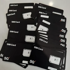 LOT OF 10 Verizon NANO 5G 4FF SIM CARD iPhone iPad Android Tablets NEW