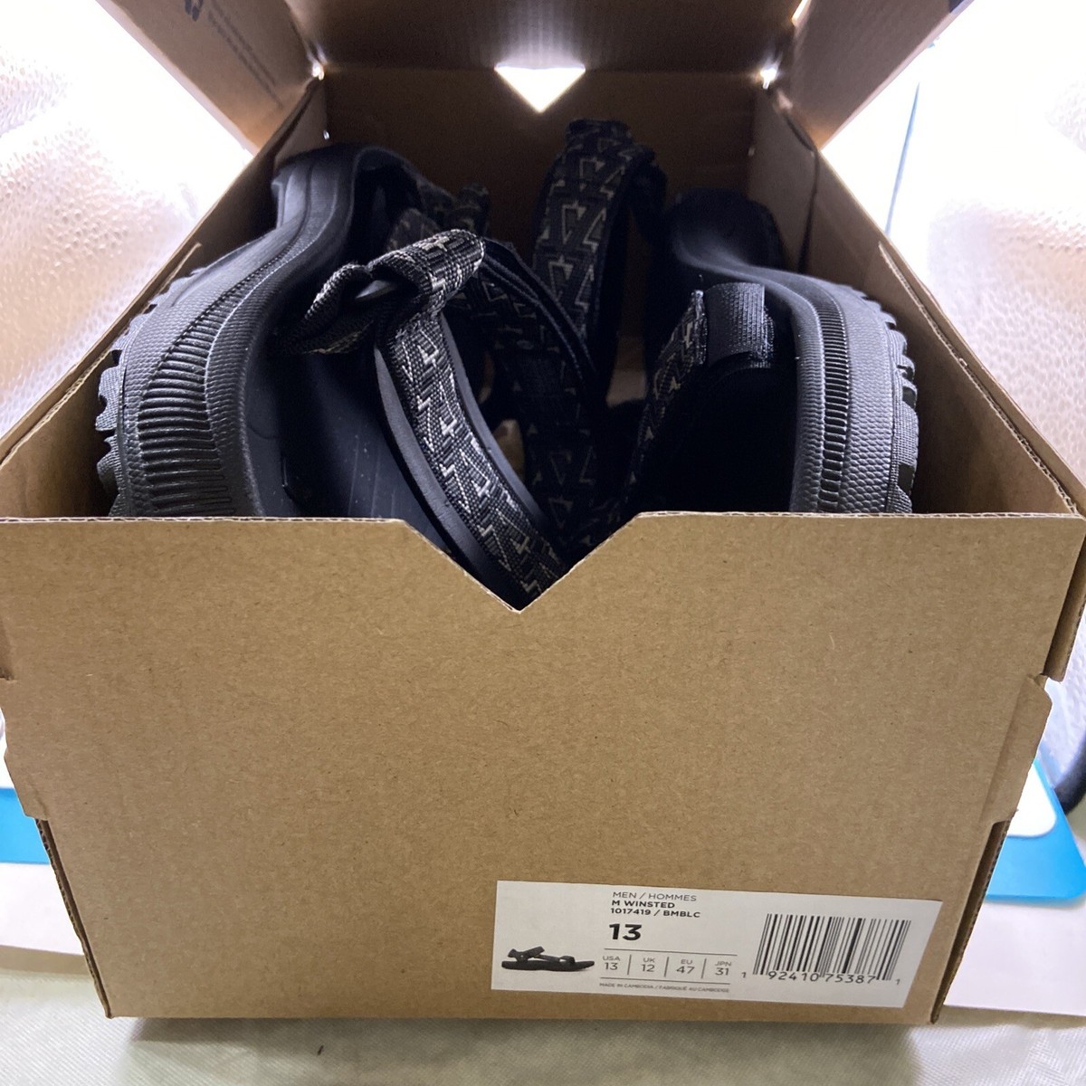 MEN\'S TEVA 1017419/BMBLC M WINSTED Sz 13 BLACK/GREY SPORT EVERYDAY SANDALS. NIB Amazon.com | Teva Men main image 3
