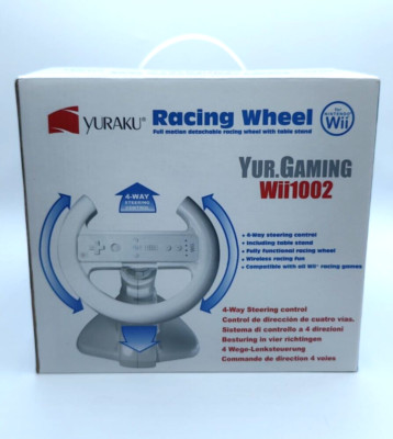 Yuraku Racing Wheel for Nintendo Wii