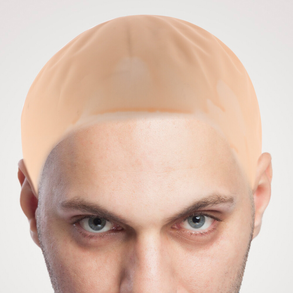 Latex Glatzenkappe - Realistische Glatze Perücke Für Halloween & Cosplay