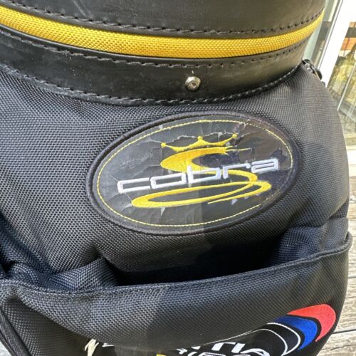 Cobra Inertia Series Iron Demos Golf Bag 6-Way Black Yellow Canvas XXL - Picture 13 of 24