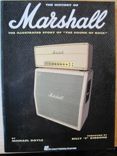 THE HISTORY OF MARSHALL by M.Doyle,Amplifiers,Amps, Music,Rock,signed Marshall.