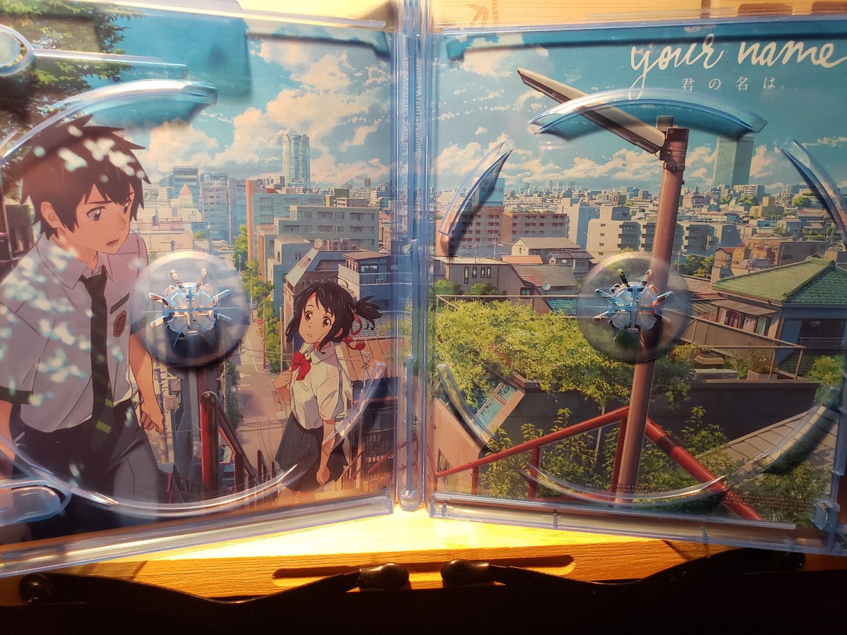 Your Name Anime Movie w Slipcover! Blu-ray/DVD Combo (2 Disc Set
