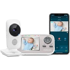 Motorola MBP667CONNECT 2.8" Video Baby Monitor with Wi-Fi Viewing, Two-Way Audio