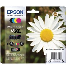 Image of Epson 18XL Daisy Black CMY Colour High Yield Ink Cartridge