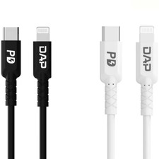 HIGH POWERED MFI CERTIFIED USB C-LIGHTNING CABLE 6ft