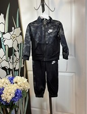 Nike Light Black Camo Tracksuit Infants 24M NWT B3
