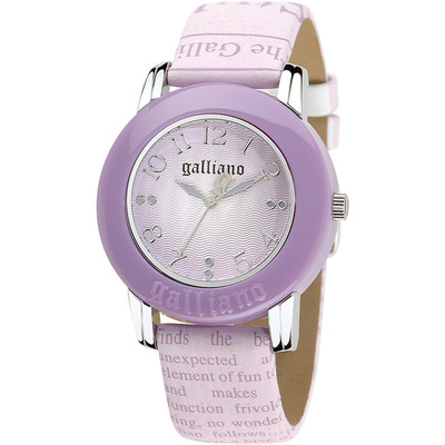 Galliano The Colourist R2551103514 Women's Watch Leather Strap Resin Case
