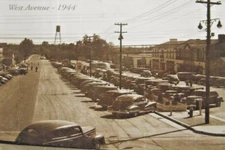 A "Historical West Ave" in Kannapolis, NC  Sepia RPPC Picture Postcard - 71