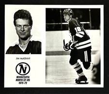 1978-1979 Minnesota North Stars Jim McKinny #18 Hockey NHL Wing VTG Promo Photo