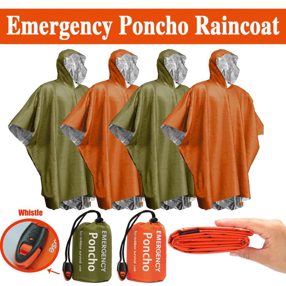 Emergency Waterproof Aluminum Poncho for Cold Weather Protection  -image