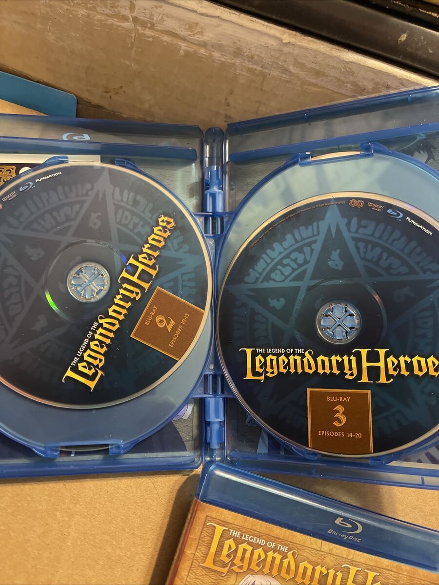 The Legend of the Legendary Heroes Season 1 Pt. 1 & 2 blu-ray/& Tarot Card  Anime