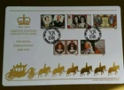 2013  ISLE OF MAN ROYAL CORONATIONS 1838 - 1953 LTD EDITION COLLECTOR CARD / FDC
