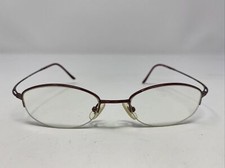 Seiko Japan T0124 3 50-20-140 Lilac Metal Half Rim Eyeglasses Frame Z932