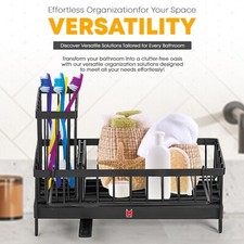 Metal Kitchen Sink Organizer Rack   Space-Saving Sponge  Soap Holder Basket