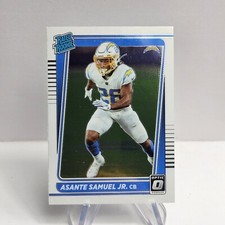 Asante Samuel Jr Rookie 2021 Donruss Optic #272 RC Los Angeles Chargers football