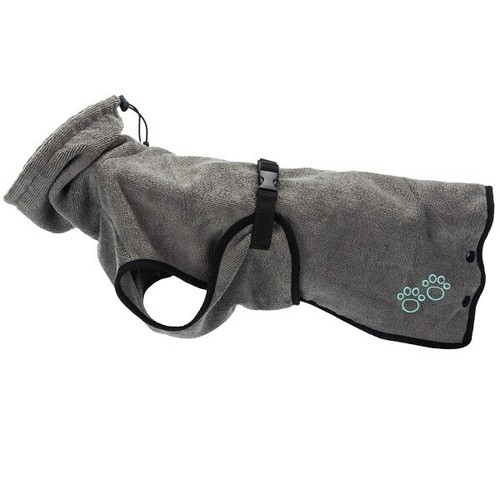 Dog Bath Robe Trixie Microfibre Towel Puppy Quick Drying Absorbing