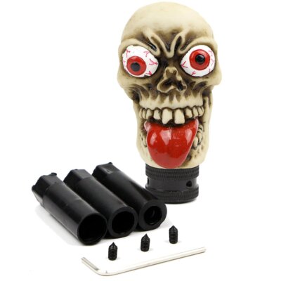 Universal Schaltknauf Böse Longe Zunge Geist Schädel Schalthebel Handhebel Knauf
