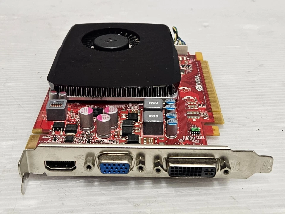 GeForce GT 545, 3GB DDR3, 128 BIT, DVI, HDMI, VGA, HP 657107-001, WORKING - Image 2 of 4