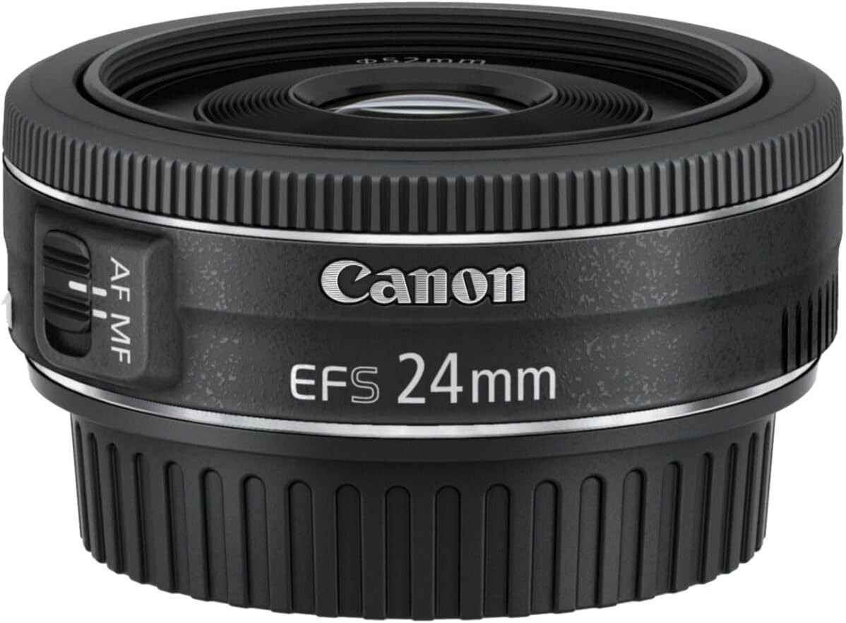 Canon EF-S2428STM SLR Camera Lens EF-S 24mm f/2.8 STM Black