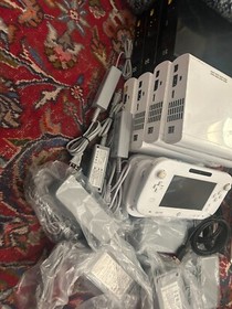 Nintendo Wii U Console Bundle w/ 128GB SD Card, Complete with Extras! (White)