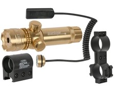 Warrior Paintball Deluxe Laser Sight w/ Rail Mount - Gold w/ Red Laser