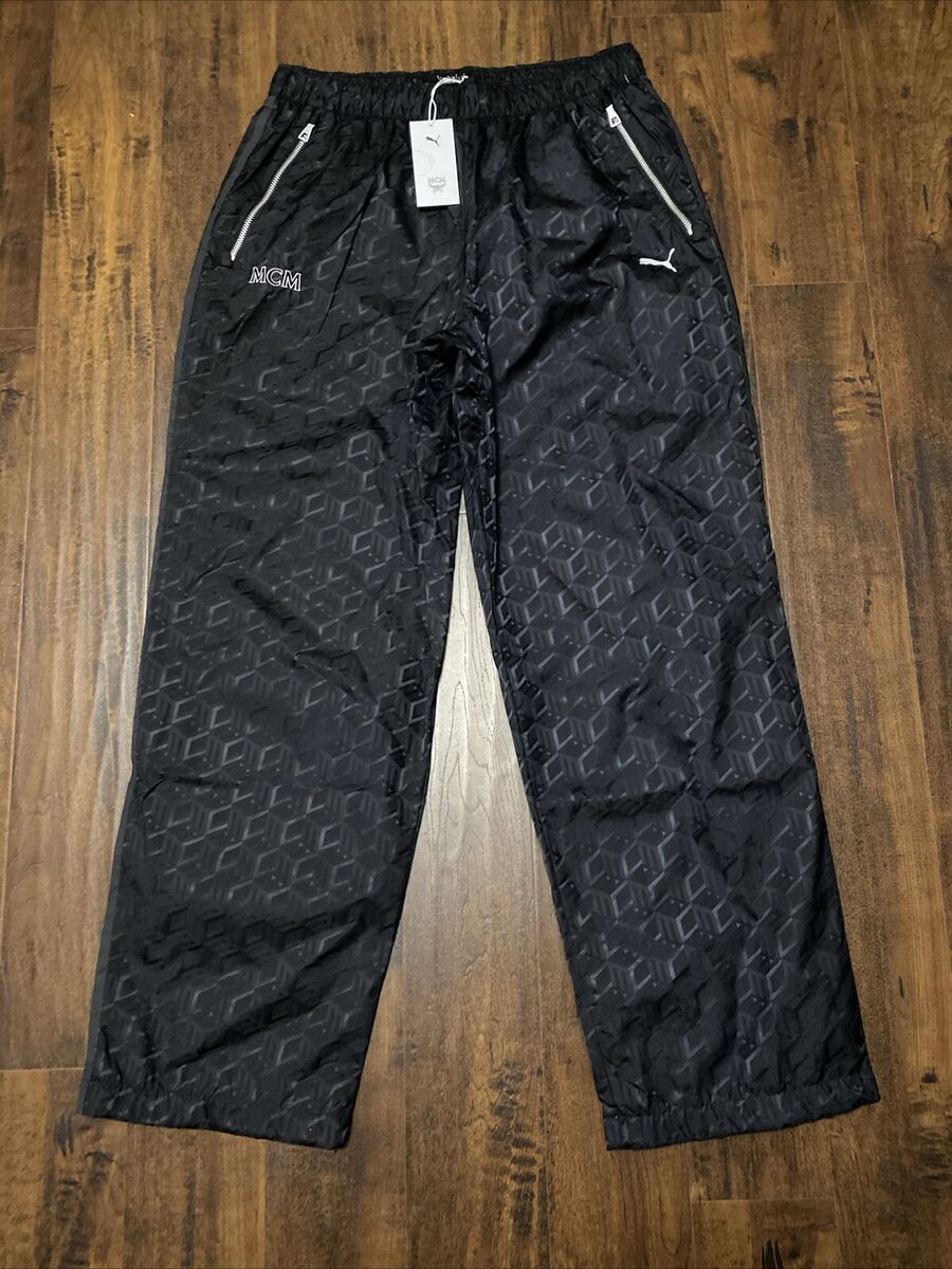 NWT Puma Mcm X Track Pants Black Casual Athletic Bottoms NWT Puma Mcm X Track Pants Black Casual Athletic Bottoms