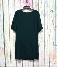 Women's Old Navy Fit & Flare Puff-Sleeve Smocked Cutout Mini Dress XXL, 3X Green
