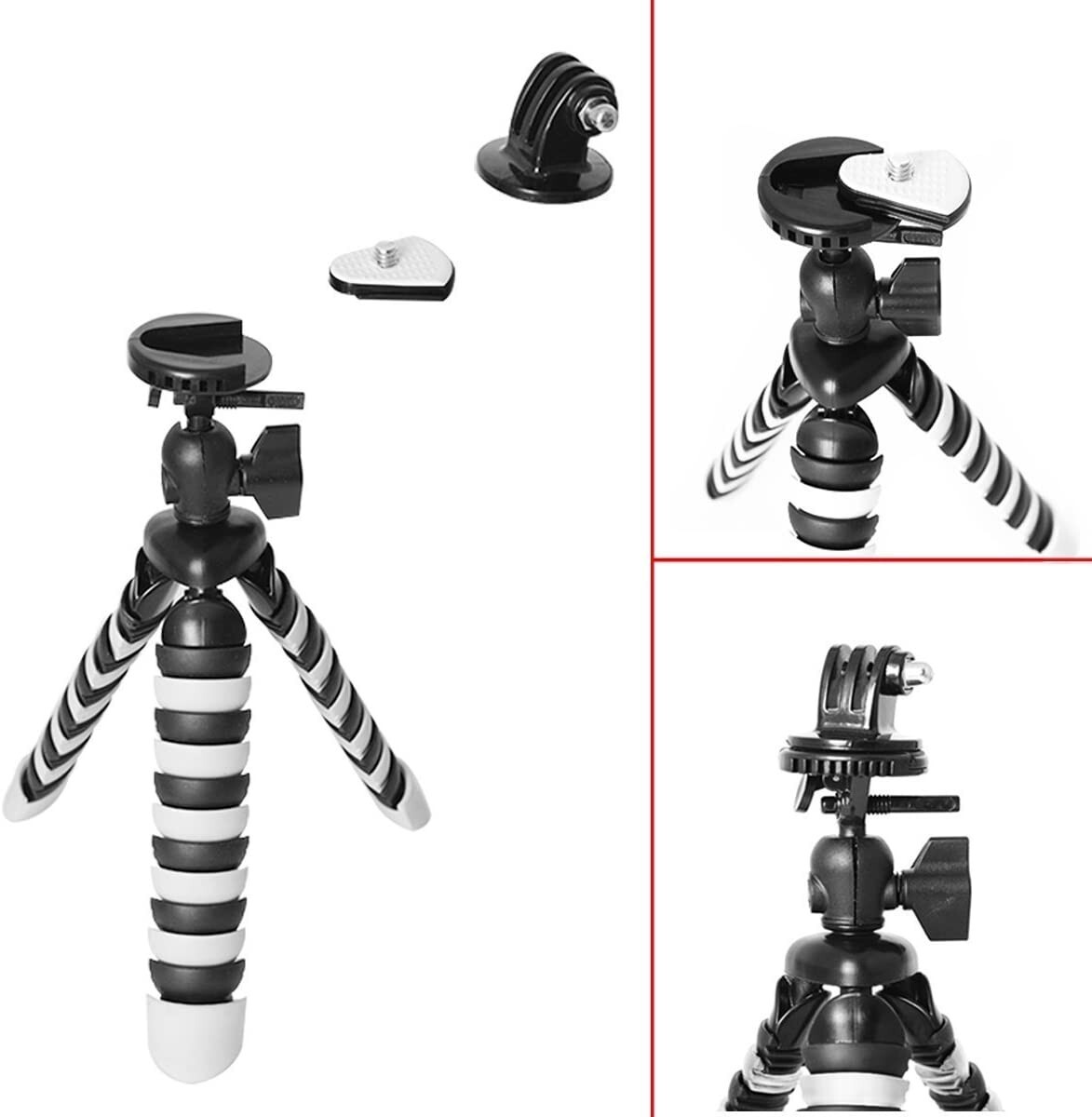 Flexible Octopus Tripod Stand Holder Bracket For GoPro Hero