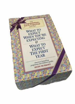 What to Expect  And What to Expect the First Year Pregnancy Book Gift Set