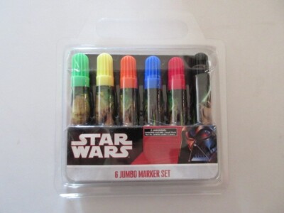 Star Wars 6 Jumbo Marker Set