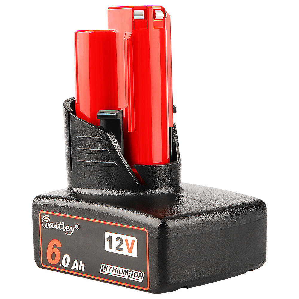 2pc for Milwaukee M12 LithiumIon XC 6.0Ah High Capacity Battery 12V 48